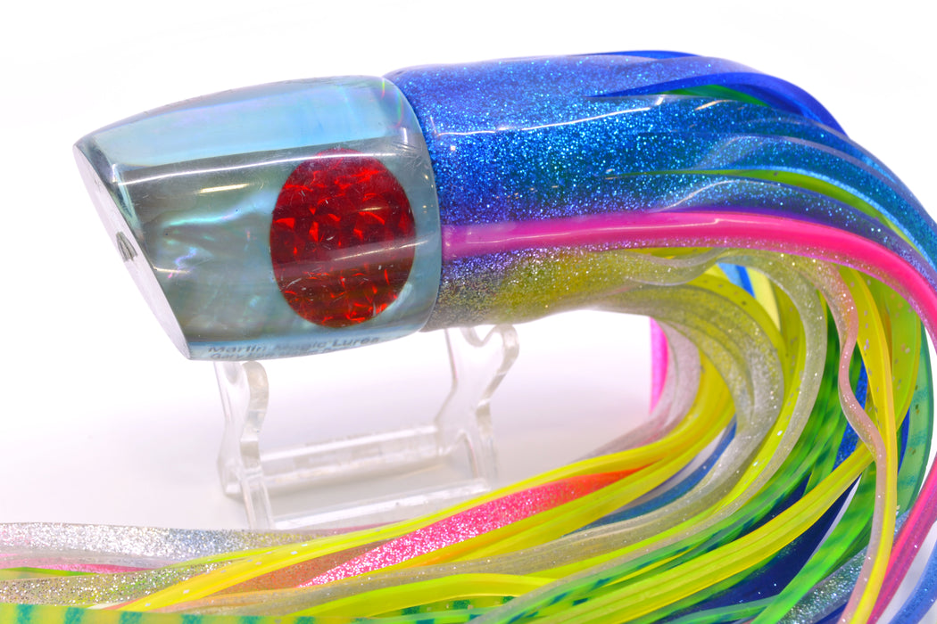 Marlin Magic 80's Ice Blue Real Abalone Smokey Joe 12" 10.5oz Skirted Used Pre-Owned GZE