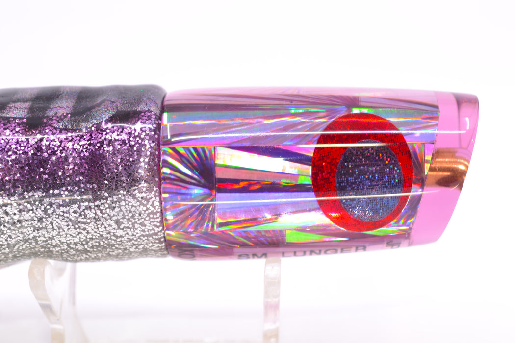 Koya Lures Purple Rainbow Starburst JP Small Lunger 10" 6oz Skirted Purple Aurora GZE