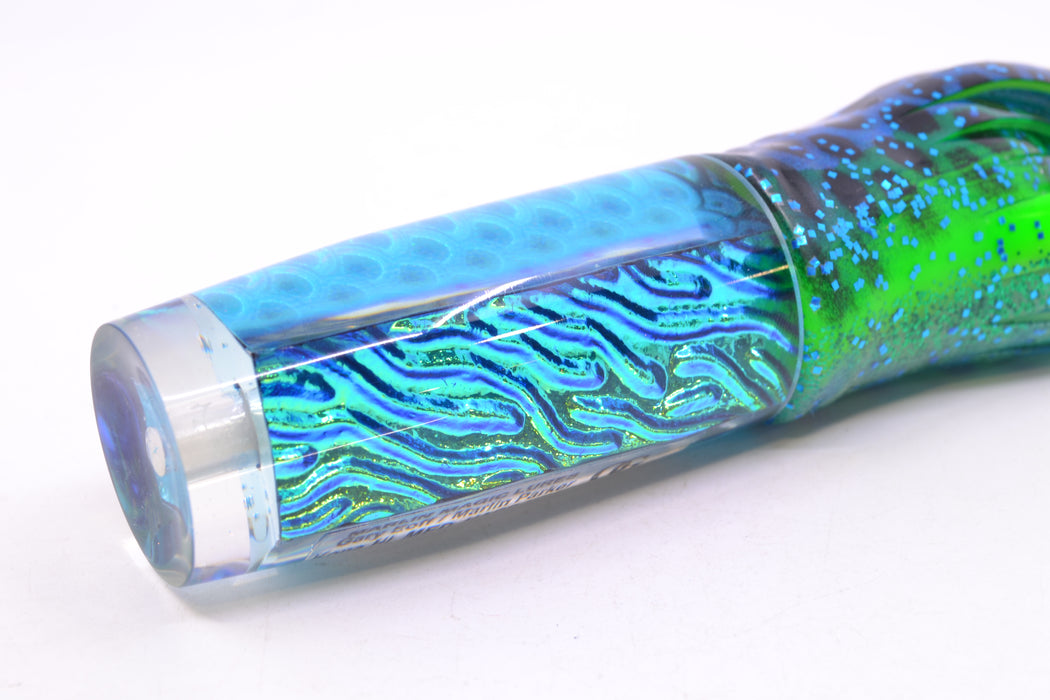 Marlin Magic Ice Blue-Akule Lava Medium Hard Head 9" 5oz Skirted