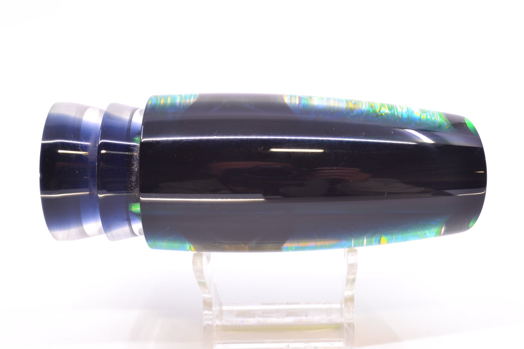 Moyes Lures Green Dichro Black Back Taxi Eyes Large Plunger 14" 8.2oz GZE