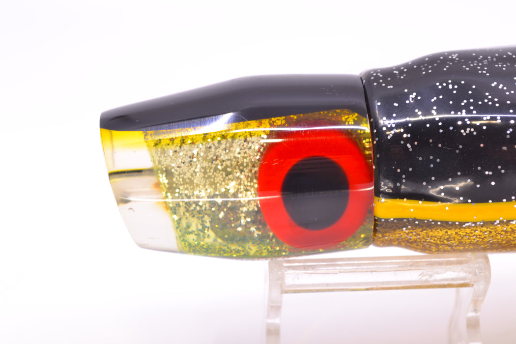 Joe Yee Gold Glitter Black Back Apollo 12" 7.6oz Skirted Black-Gold Near New Pre-Owned