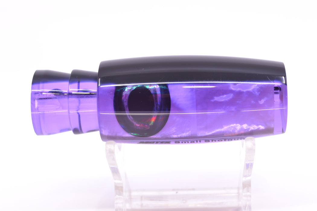 Moyes Lures Purple MOP Black Back Taxi Eyes Small Shotgun 9" 2oz