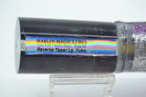 Marlin Magic Dark Purple MOP Black Back Reverse Taper Large Tube 12" 8.6oz Skirted