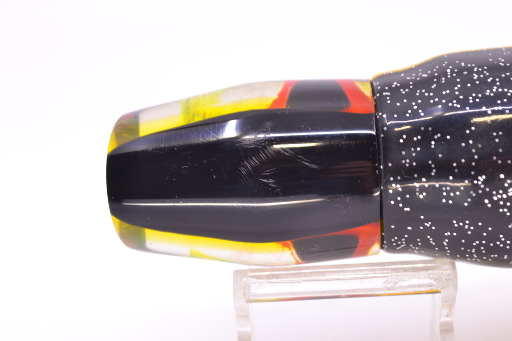 Joe Yee Gold Glitter Black Back Apollo 12" 7.6oz Skirted Black-Gold Near New Pre-Owned