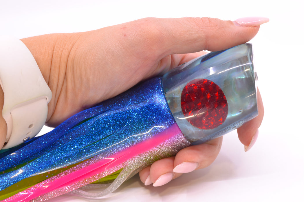 Marlin Magic 80's Ice Blue Real Abalone Smokey Joe 12" 10.5oz Skirted Used Pre-Owned GZE