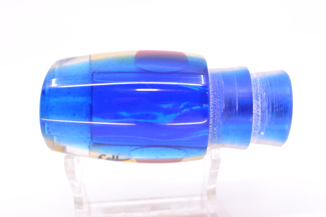 Marlin Magic Lures Golden MOP Blue Back Red Eyes 4-Hole Baby Ruckus 10" 4oz