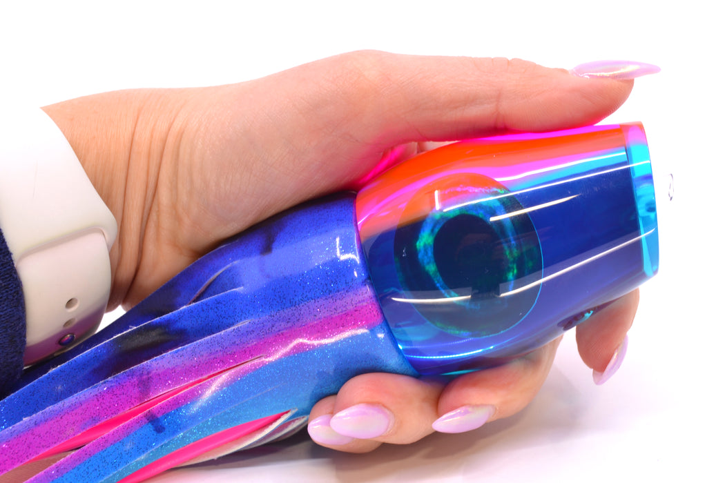 Moyes Lures Ice Blue Mirrored Pink Back Back Taxi Eyes Large Sumo 14" 10.3oz FT Vinyl GZE