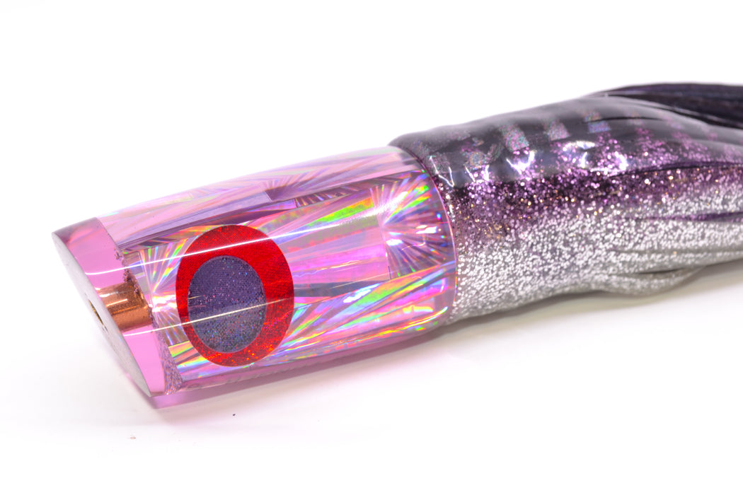 Koya Lures Purple Rainbow Starburst JP Small Lunger 10" 6oz Skirted Purple Aurora GZE