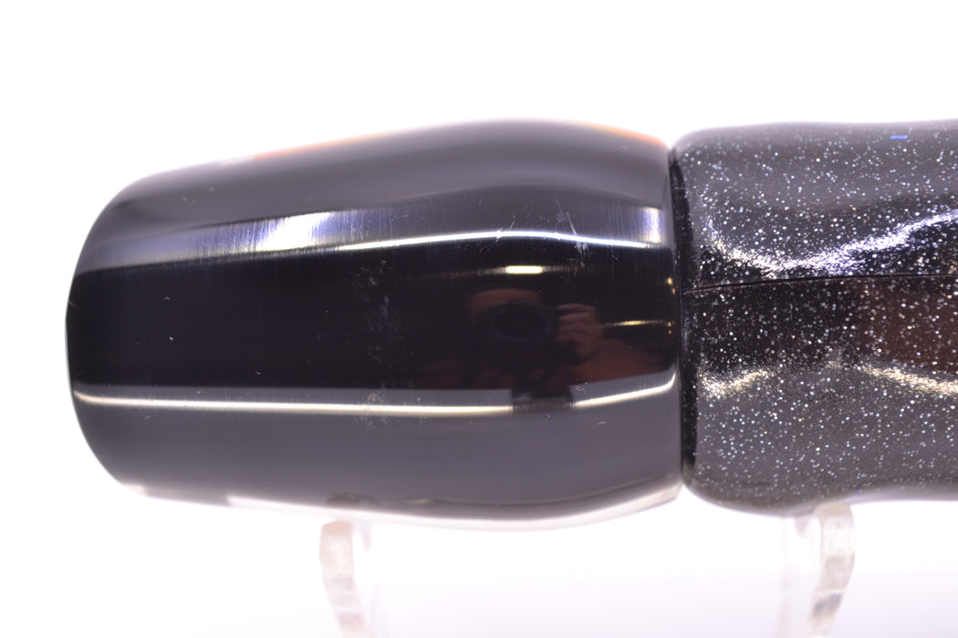 Marlin Magic Orange MOP Black Back Red Eyes Lil Hibby 10" 6.5oz Vinyl Black