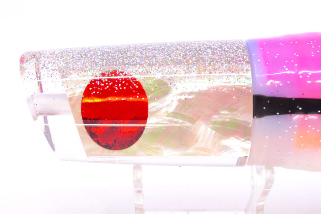 TANTRUM Lures White MOP Silver Back Red Eyes Large Kaboom 12" 11oz Skirted Gay Bob GZE