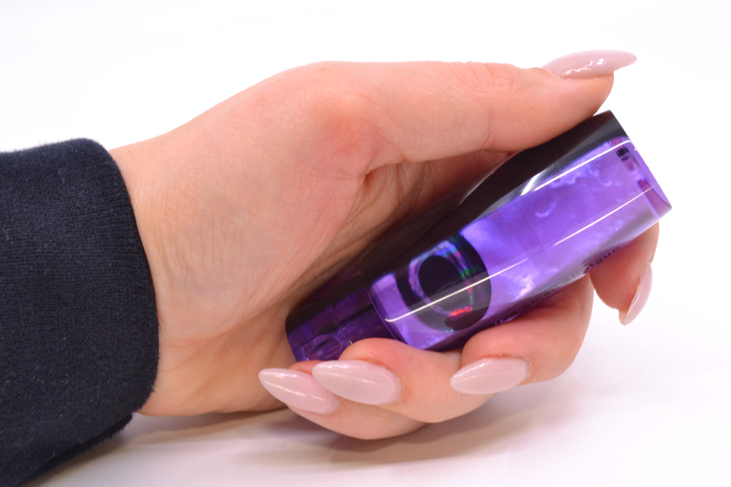 Moyes Lures Purple MOP Black Back Taxi Eyes Small Shotgun 9" 2oz