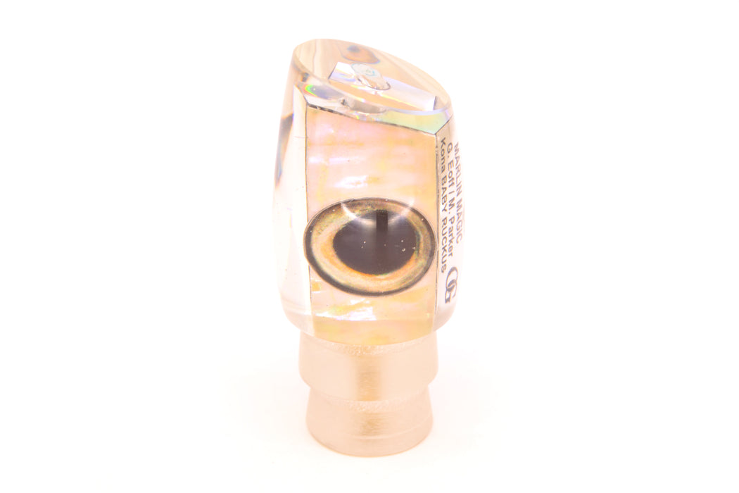 Marlin Magic Lures White Awabi Taxi Eyes Baby Ruckus 10" 4oz