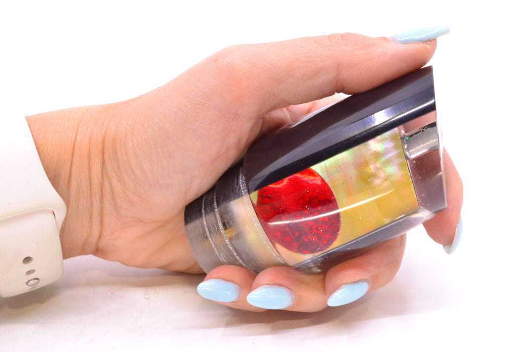 Marlin Magic Lures Golden MOP Black Back Red Eyes Ruckus 12" 7.2oz