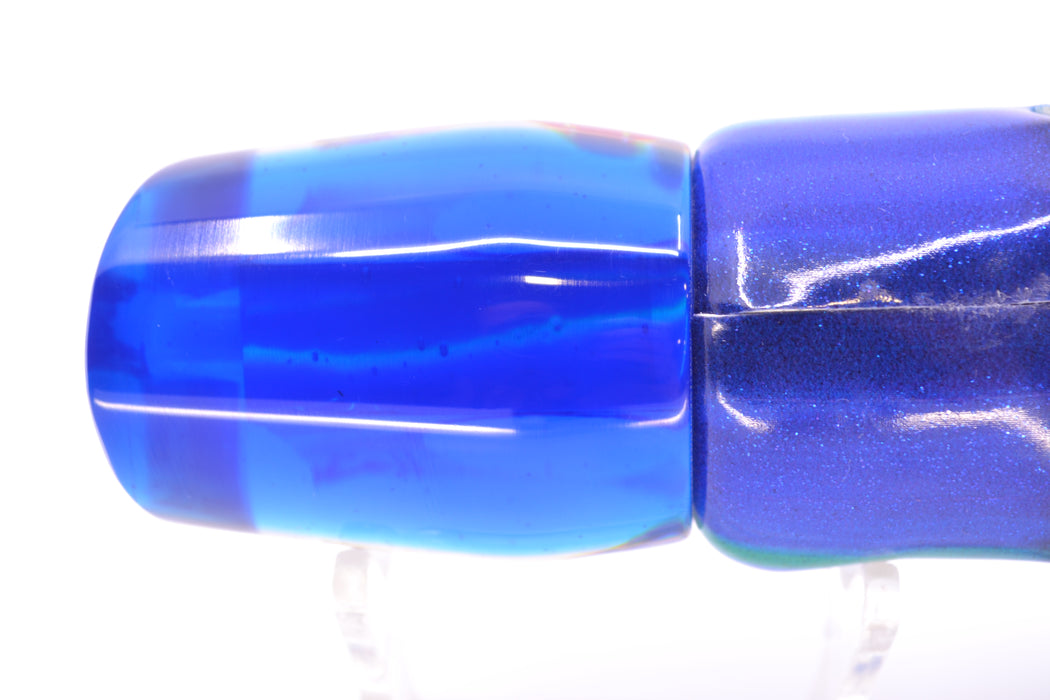 Marlin Magic Blue-Purple Abalone Blue Back Lil Hibby 10" 6.5oz FT Vinyl Blueberry