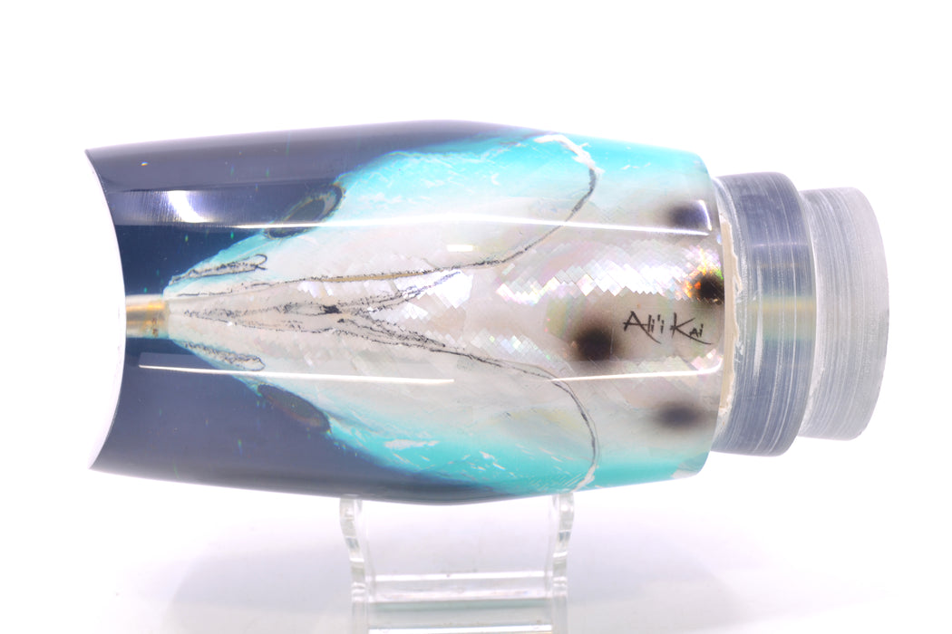 Ali'i Kai Lures Bonito Turquoise-White Fish Head Black Back Torta Teaser 28.5oz