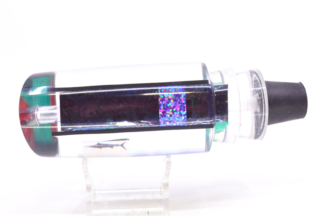 Aloha Lures Green-Purple-Teal Dichro Green Rainbow Smash Bait 14" 9.5oz