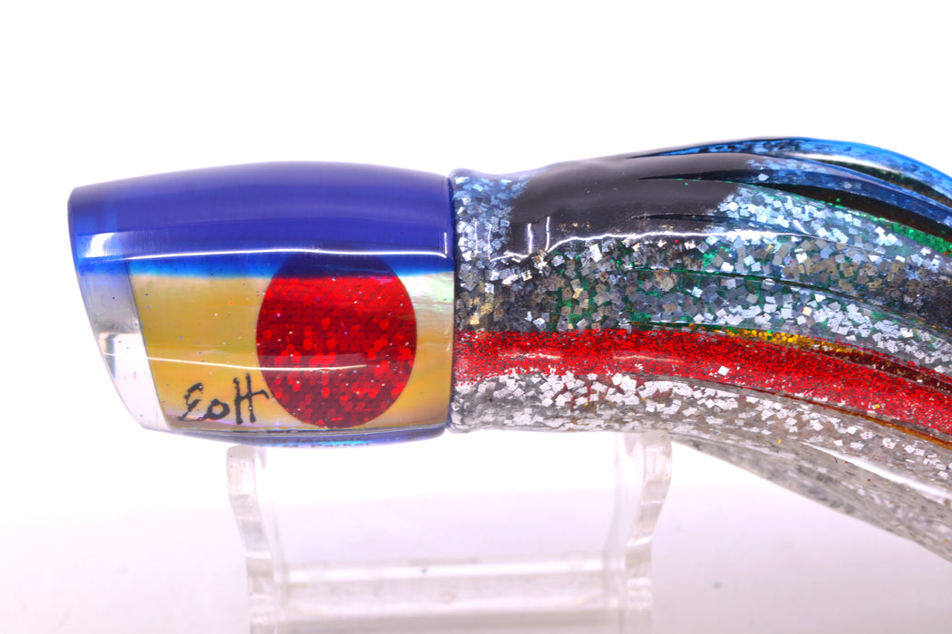 Marlin Magic Golden MOP Blue Back Red Eyes Small Ruckus 9" 5oz Skirted Evil