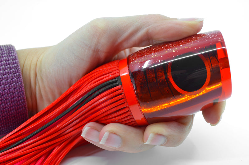 Amaral Lures Orange Chrome-Mirrored Red Back Ta'aroa 14" 9oz