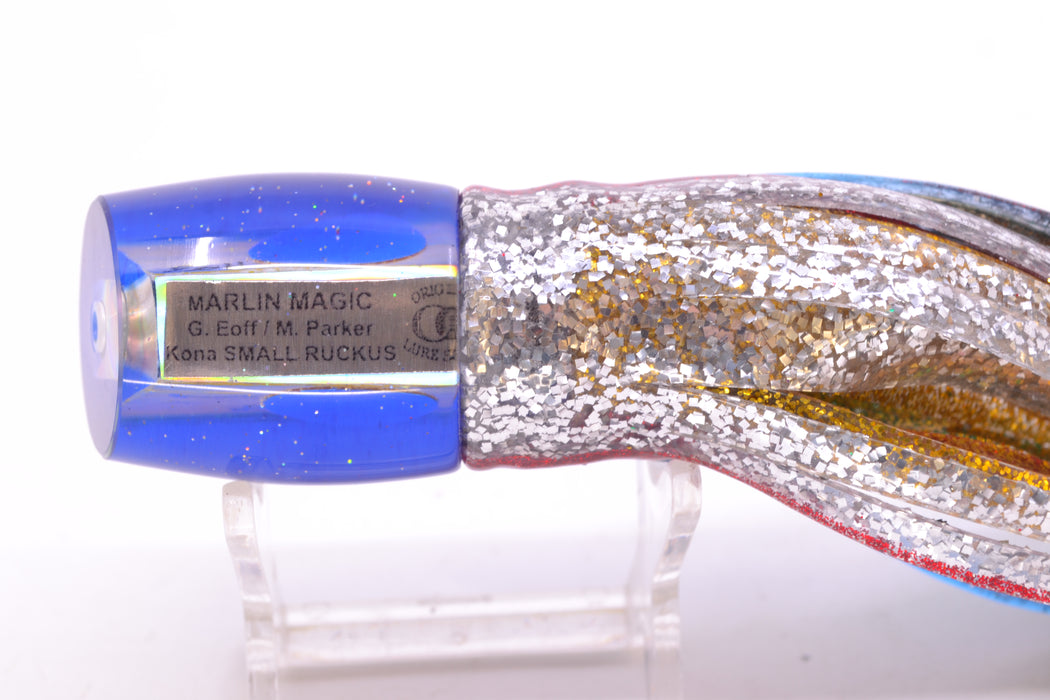 Marlin Magic Golden MOP Blue Back Red Eyes Small Ruckus 9" 5oz Skirted Evil