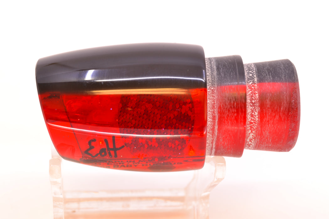 Marlin Magic Lures Red Awabi Black Back Red Eyes Baby Ruckus 10" 4oz