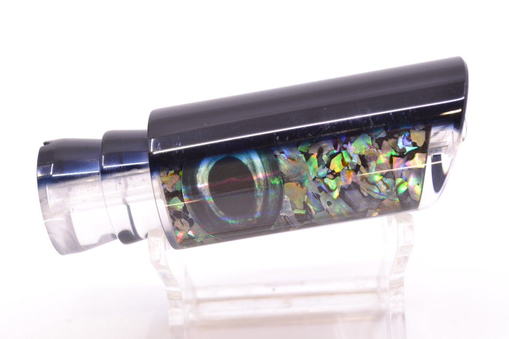 Moyes Lures S&P MOP Black Back Taxi Eyes Small Pipe Bomb 9" 2oz