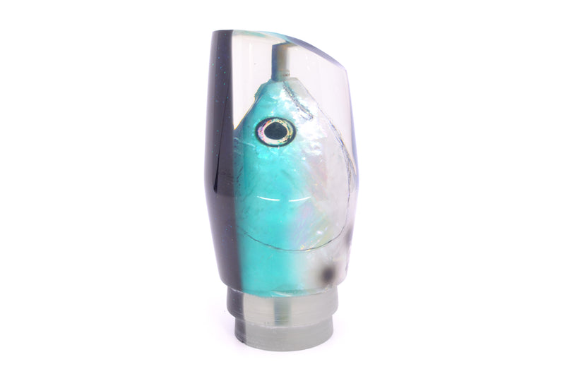 Ali'i Kai Lures Bonito Turquoise-White Fish Head Black Back Torta Teaser 28.5oz
