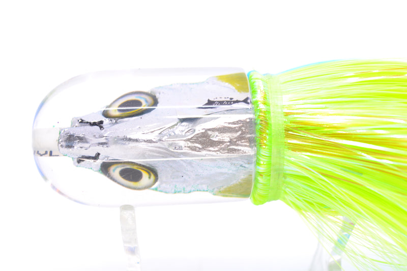 Aloha Lures Ice Blue-Green Back Yellow Fins Magic Malolo 9" 4oz Strobez Ice Blue-Green