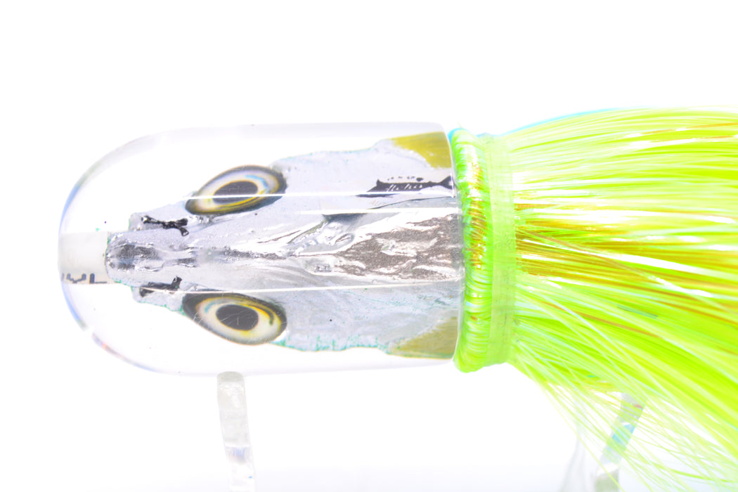 Aloha Lures Ice Blue-Green Back Yellow Fins Magic Malolo 9" 4oz Strobez Ice Blue-Green