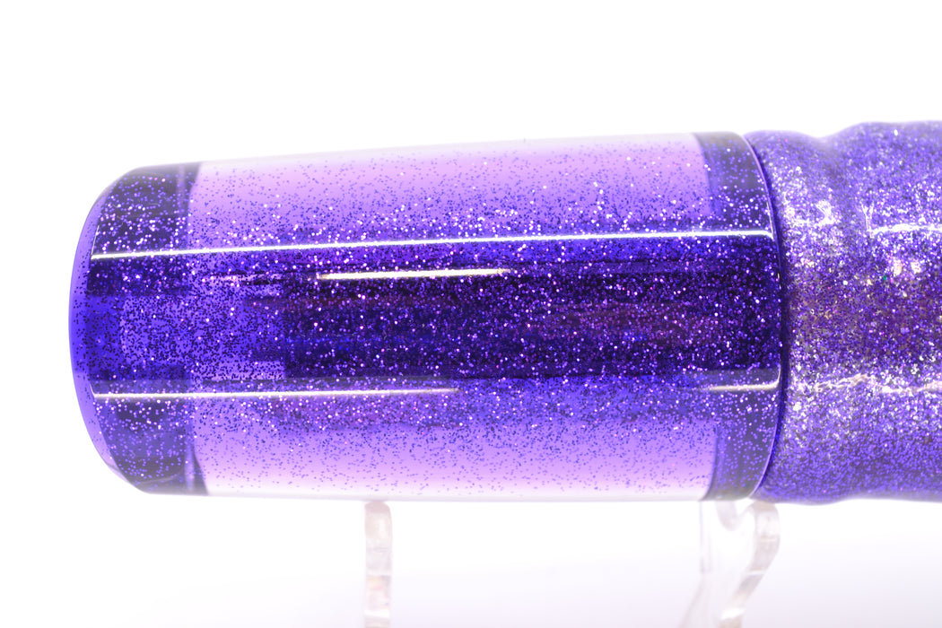 TANTRUM Lures Paua Shell Purple Back Red Eyes Large Kaboom 12" 11oz Skirted Purple-Silver GZE