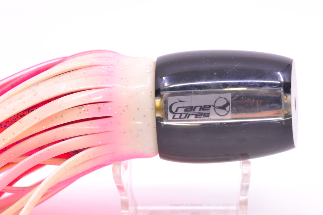 Crane Lures Silver Chrome Black Back Dirty Bird 9"+ 6oz Skirted Near New Pre-Owned GZE