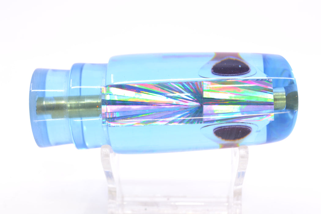 Koya Lures Ice Blue Rainbow Starburst Black-Red Eyes JP Small Lunger 10" 3.5oz