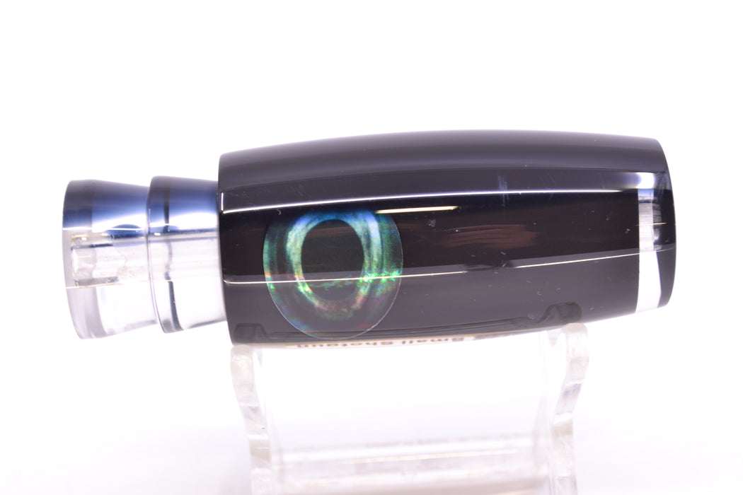 Moyes Lures Black Pearl Black Back Taxi Eyes Small Shotgun 9" 2oz