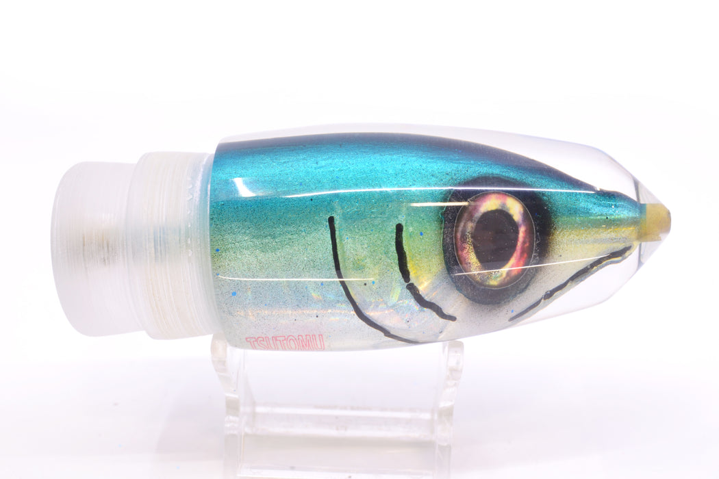 Tsutomu Lures Blue-Silver Fish Head Benchmark Bullet 12" 5.3oz