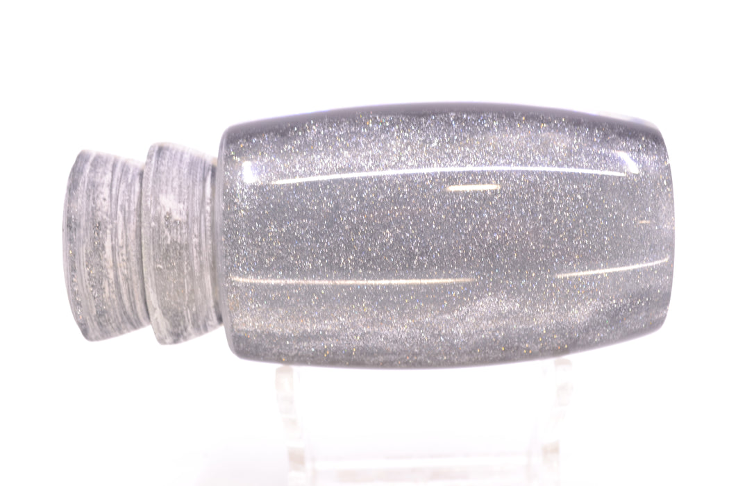 Coggin Lures Ice Rainbow Dichro Silver-Black Back Tado Mauna Loa Invert 12" 8oz