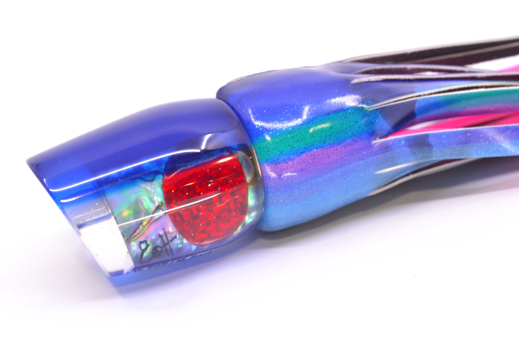 Marlin Magic Blue-Purple Abalone Blue Back Lil Hibby 10" 6.5oz FT Vinyl Blueberry