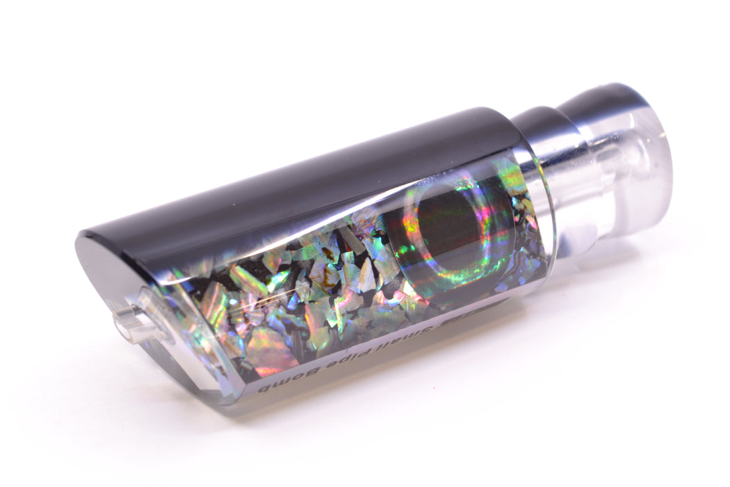 Moyes Lures S&P MOP Black Back Taxi Eyes Small Pipe Bomb 9" 2oz