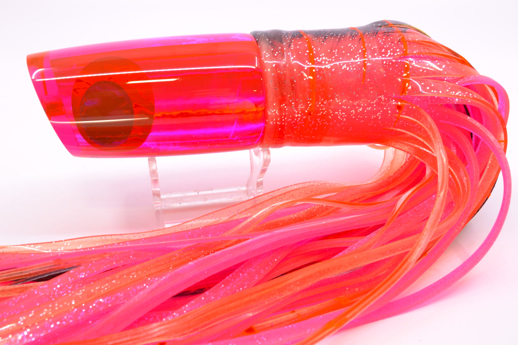 Koya Lures Pink Rainbow JP Large Lunger 14" 12.5oz Skirted Root Beer-Petrolero/Pink GZE