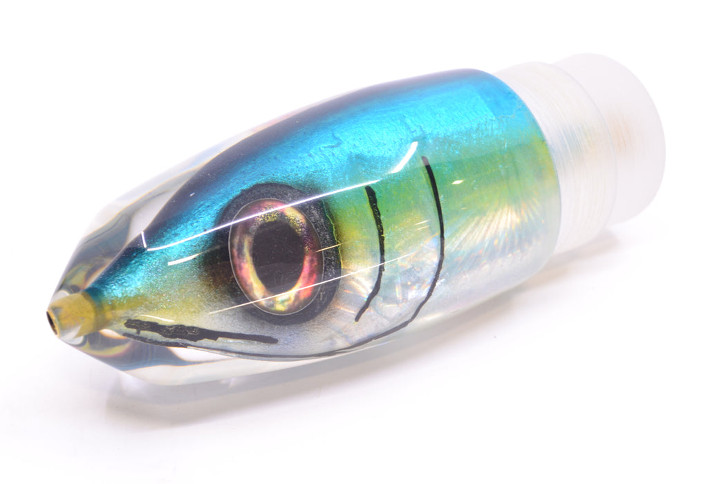 Tsutomu Lures Blue-Silver Fish Head Benchmark Bullet 12" 5.3oz