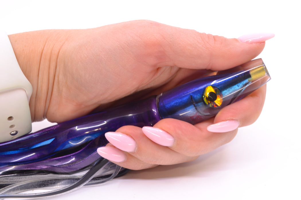 Tsutomu Lures "Hardline Aku" Fish Head Poke Invert 6" 3.2oz Skirted Skipjack