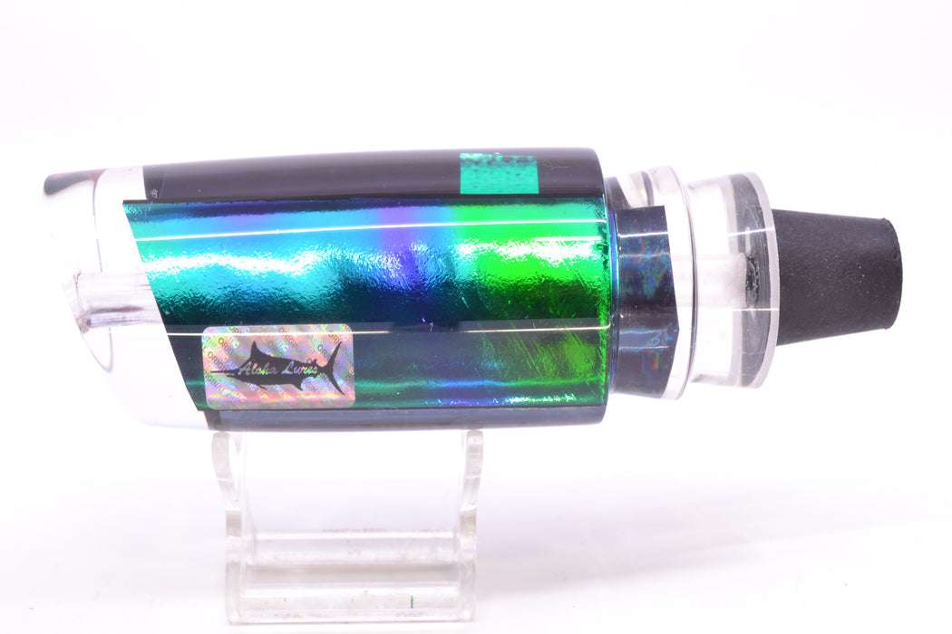 Aloha Lures Green-Purple-Teal Dichro Black Aurora Smash Bait 14" 9.5oz