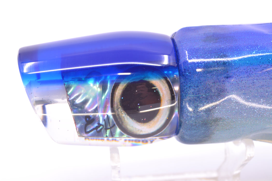 Marlin Magic Blue-Purple Abalone Blue Back Lil Hibby 10" 6.5oz FT Vinyl Aku Revisited