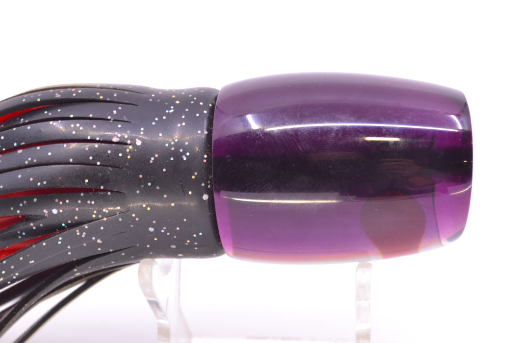 Crane Lures Silver Rainbow Dark Purple Back Dirty Bird 9"+ 6oz Skirted Pre-Owned GZE