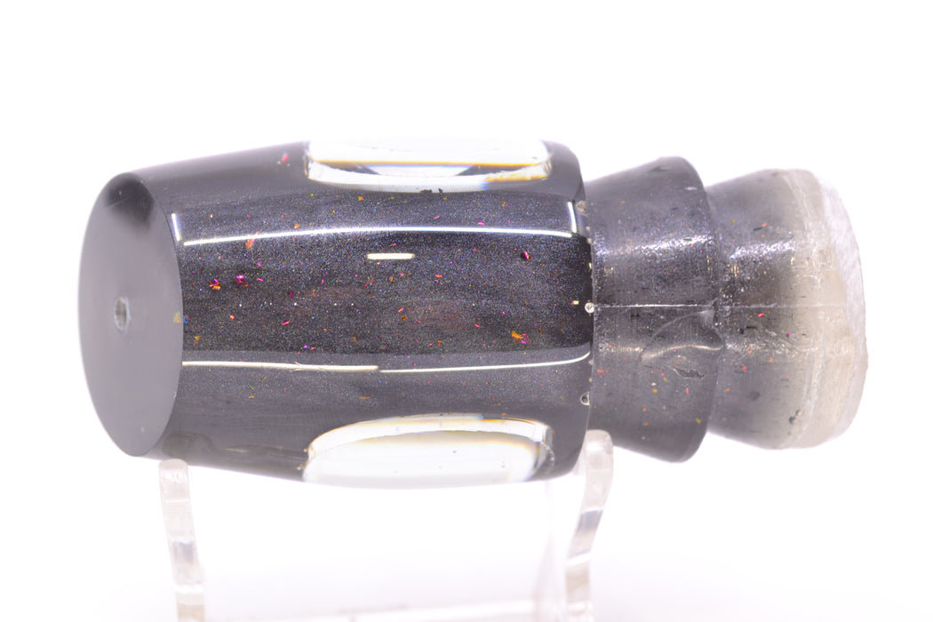 Joe Yee Lures by KEGZ Charcoal Rainbow Flake Mirrored Eyes Apollo 12" 2.8oz