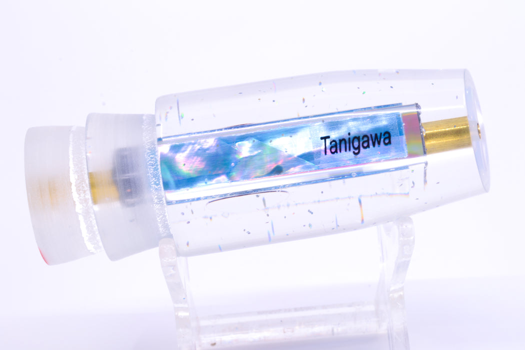Tanigawa Lures Ice Blue Awabi Silver Wrap Red Eyes Plunger 9" 5oz