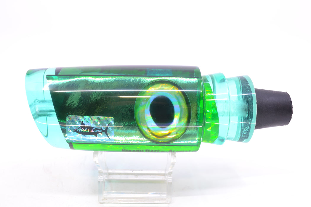 Aloha Lures Green-Ice Blue Dichro Green-Ice Blue Back Smash Bait 14" 9.5oz