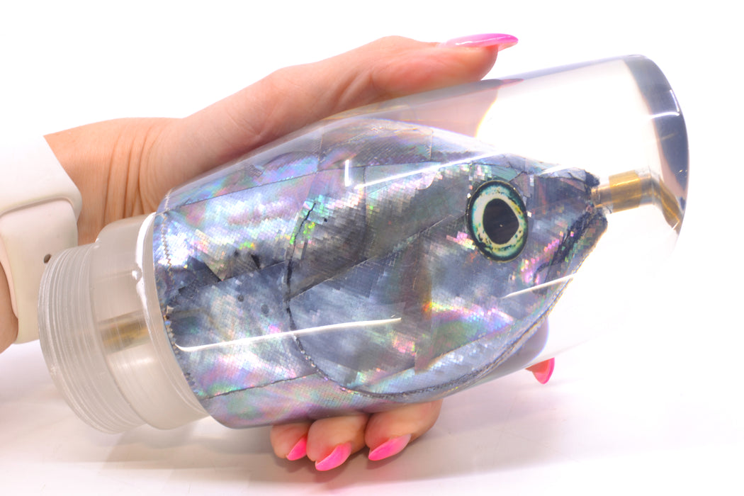 Ali'i Kai Lures Blue-Purple Abalone Shell Fish Head Torta Teaser 27.5oz