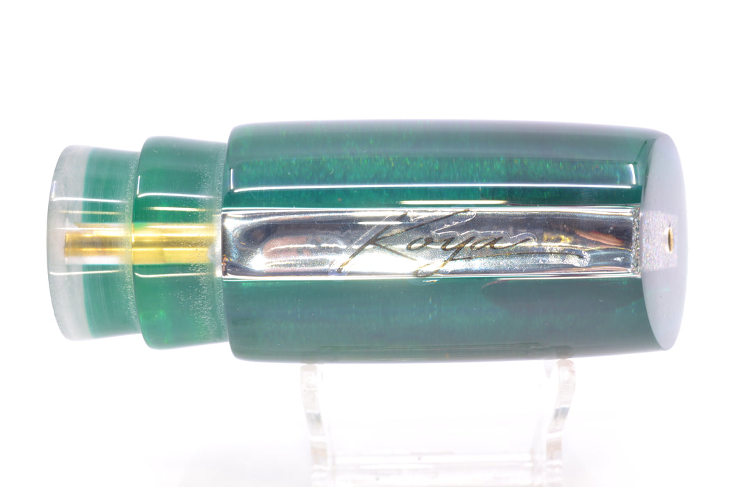 Koya Lures Clear Mirrored Green Back Red Eyes Large 614 14" 7oz