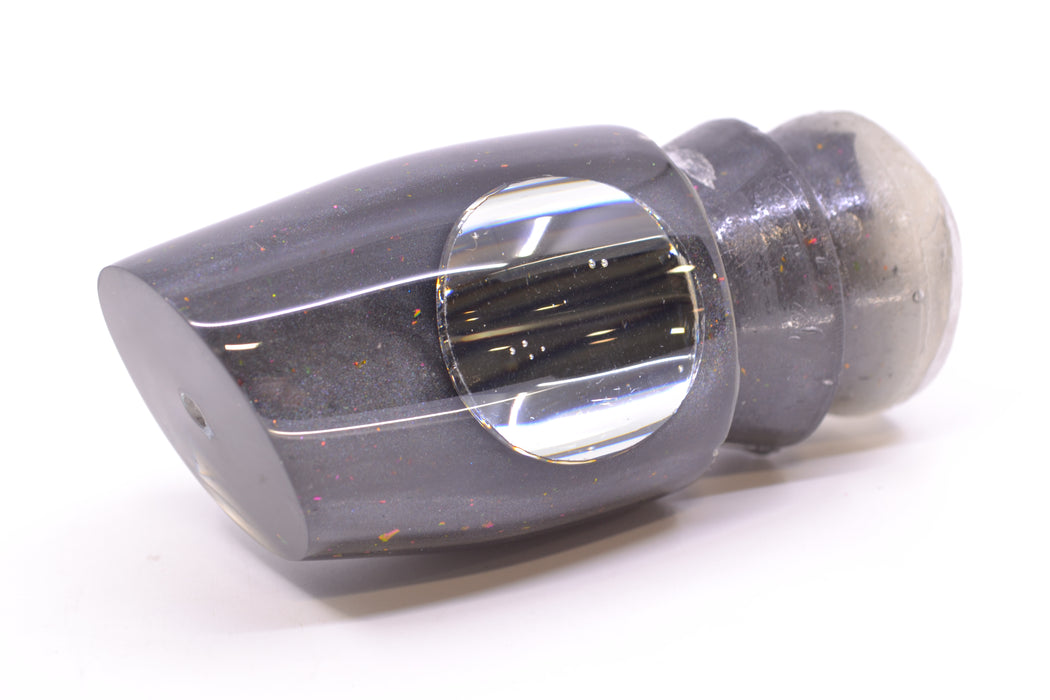 Joe Yee Lures by KEGZ Charcoal Rainbow Flake Mirrored Eyes Apollo 12" 2.8oz