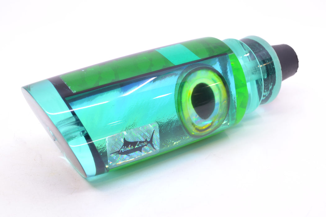 Aloha Lures Green-Ice Blue Dichro Green-Ice Blue Back Smash Bait 14" 9.5oz