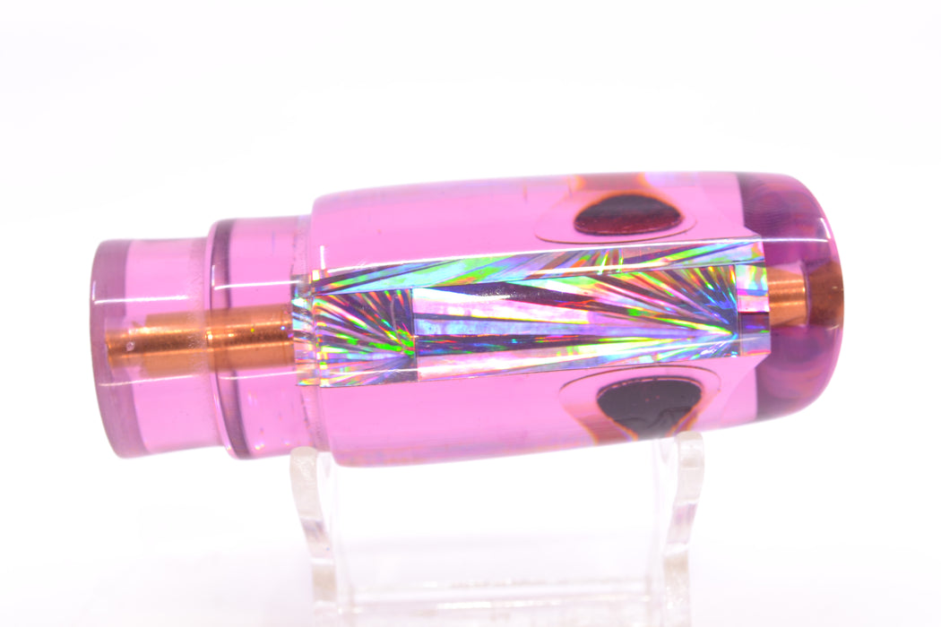 Koya Lures Purple Rainbow Starburst Black-Red Eyes JP Small Lunger 10" 3.5oz